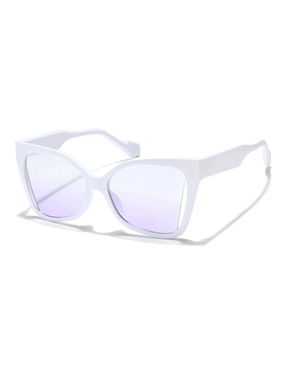 Vintage Plastik Quadratischem Rahmen Sonnenbrille - Image 5