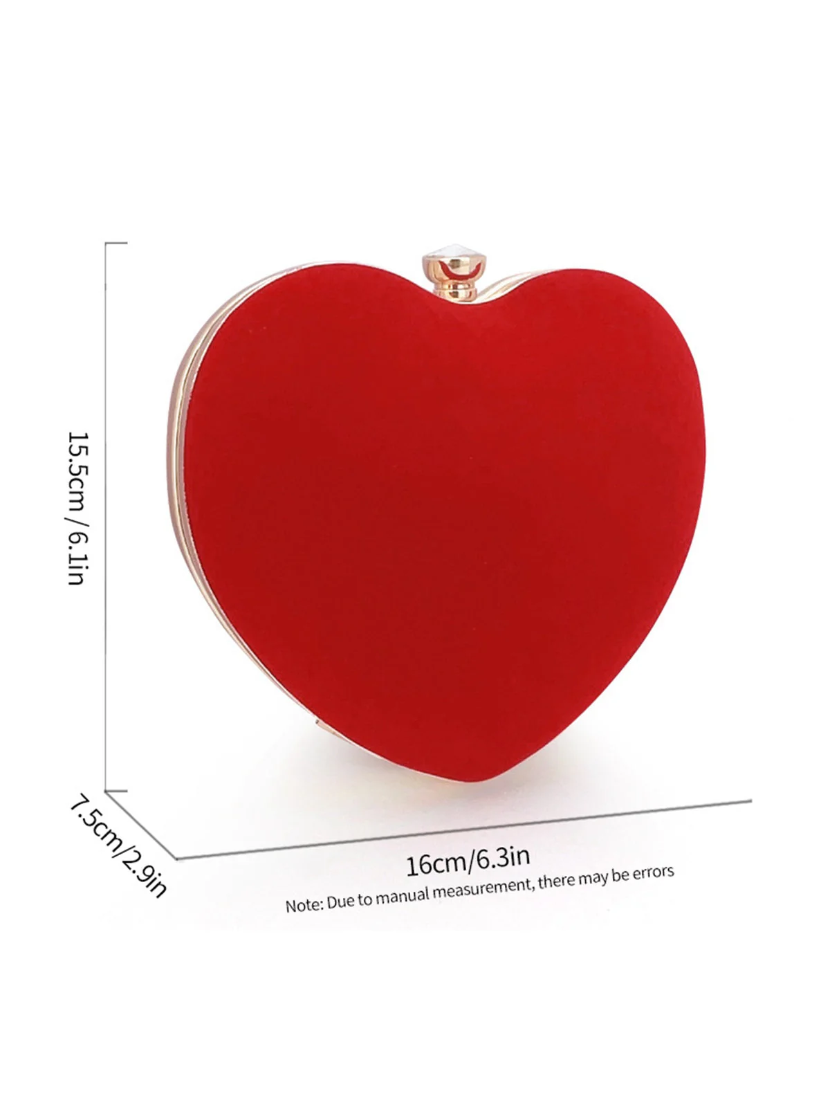 Vintage Samt Love Solide Tragetasche - Image 7