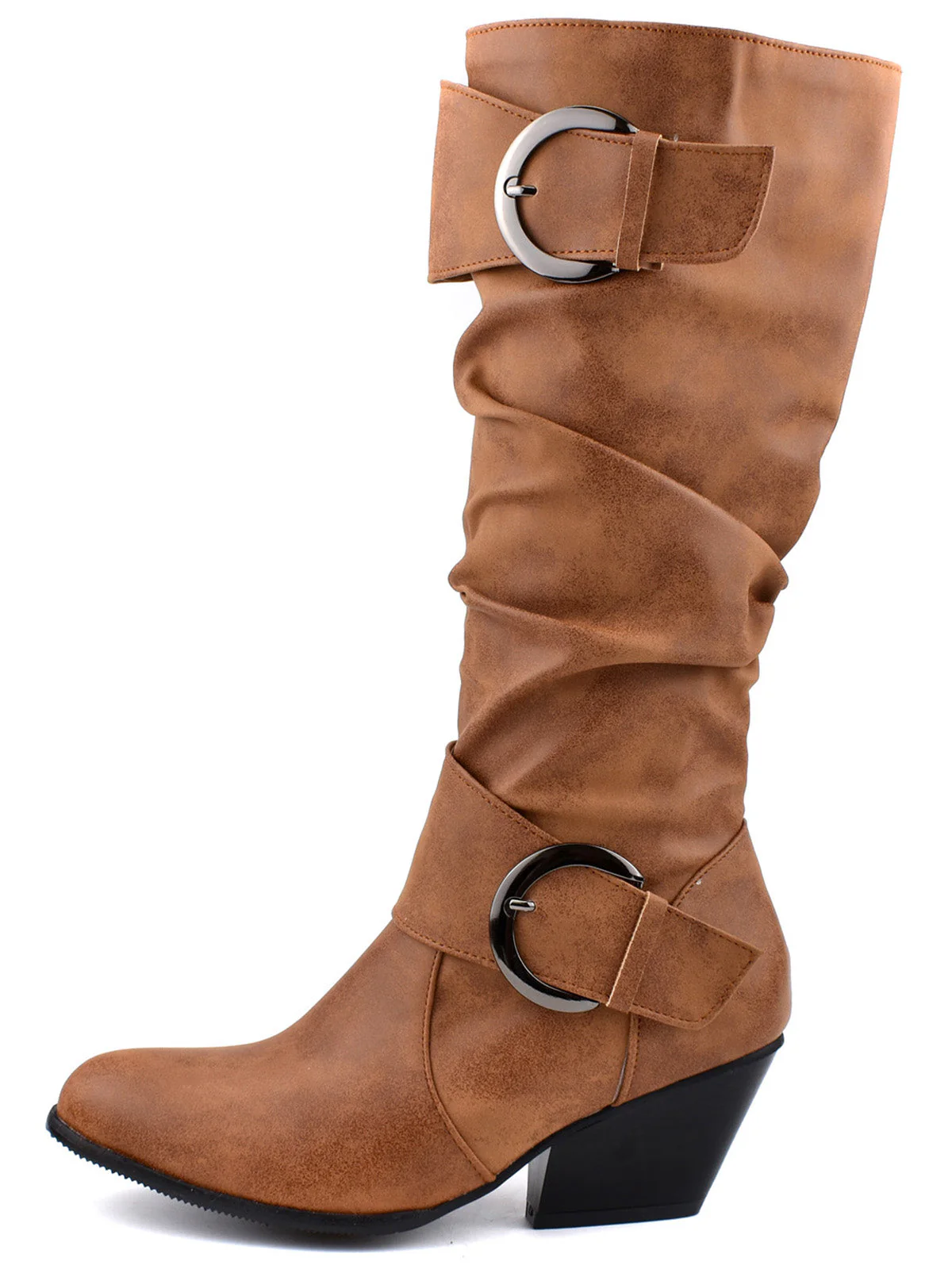 Vintage Schnallen Western-Stil Cowboy Stiefel - Image 12