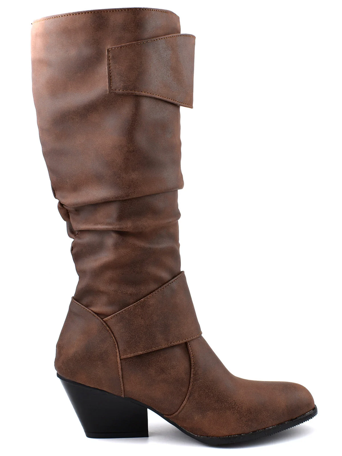 Vintage Schnallen Western-Stil Cowboy Stiefel - Image 4