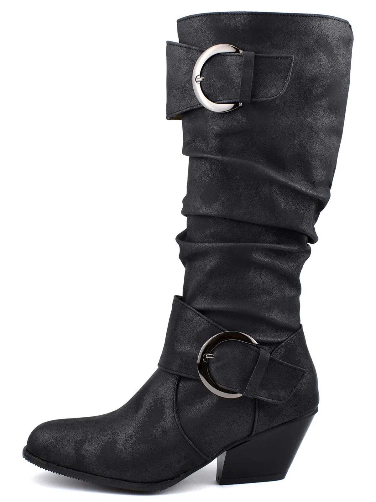Vintage Schnallen Western-Stil Cowboy Stiefel - Image 7
