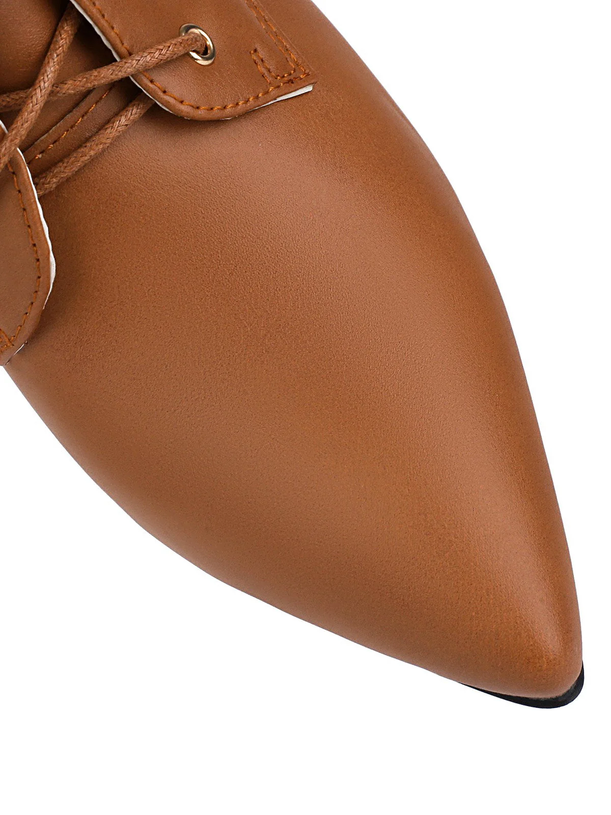 Vintage Schnürung Kätzchen Ferse Knöchel Stiefel - Image 14