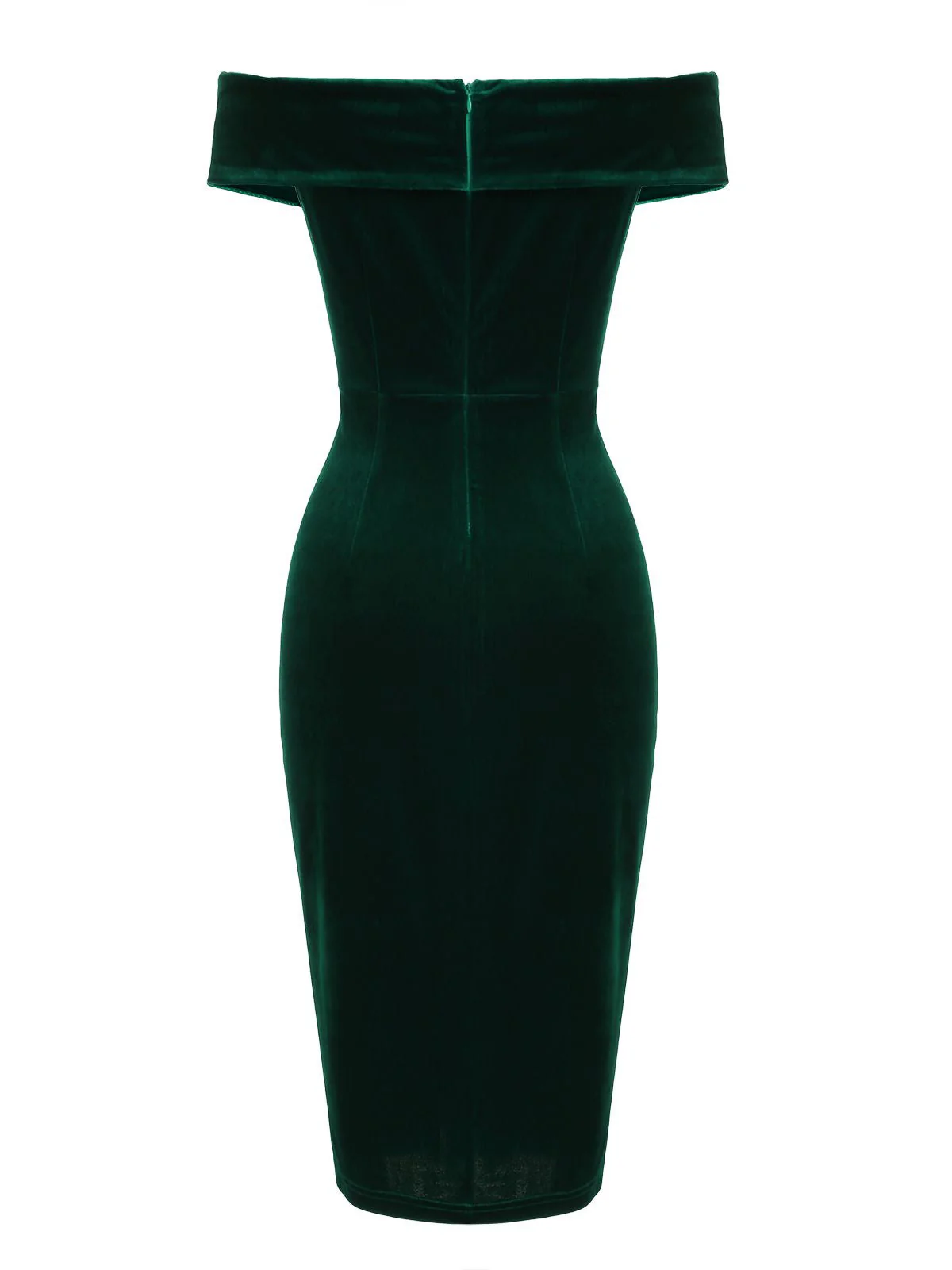 VINTAGE SCHULTERFREI PENCIL KLEID - Image 5
