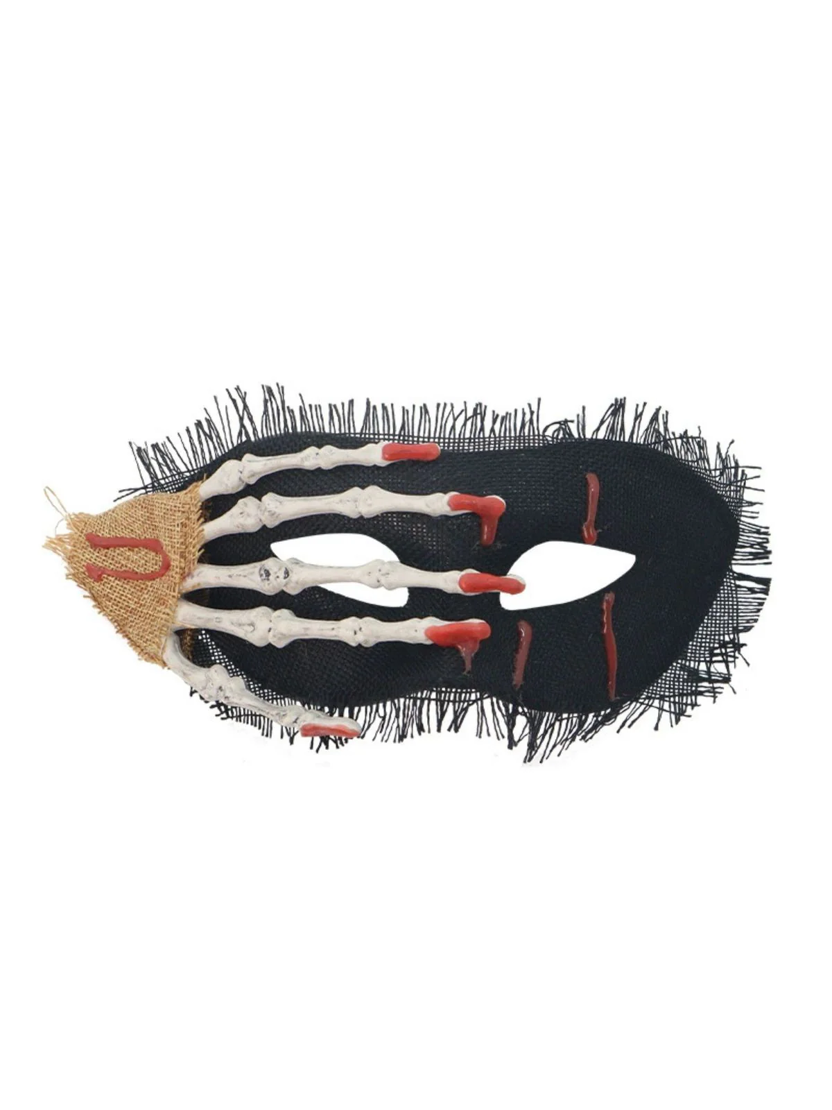 Vintage Skeleton Hand Blutfleck Augenmaske - Image 5
