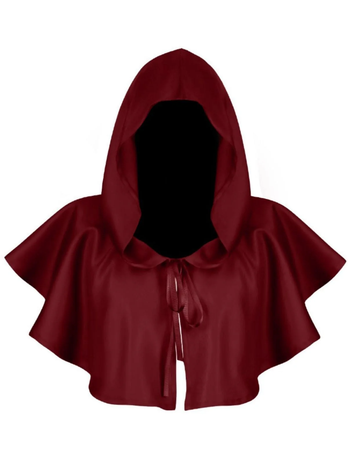 Vintage Solide Halloween Hooded Sensenmann-Umhang - Image 10