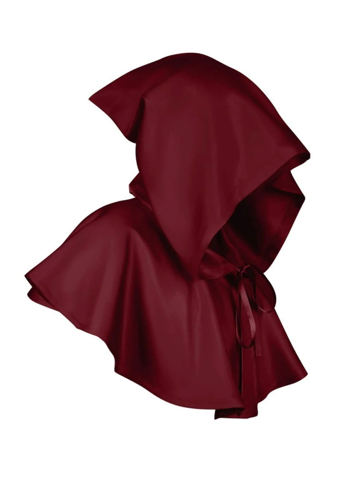 Vintage Solide Halloween Hooded Sensenmann-Umhang - Image 11