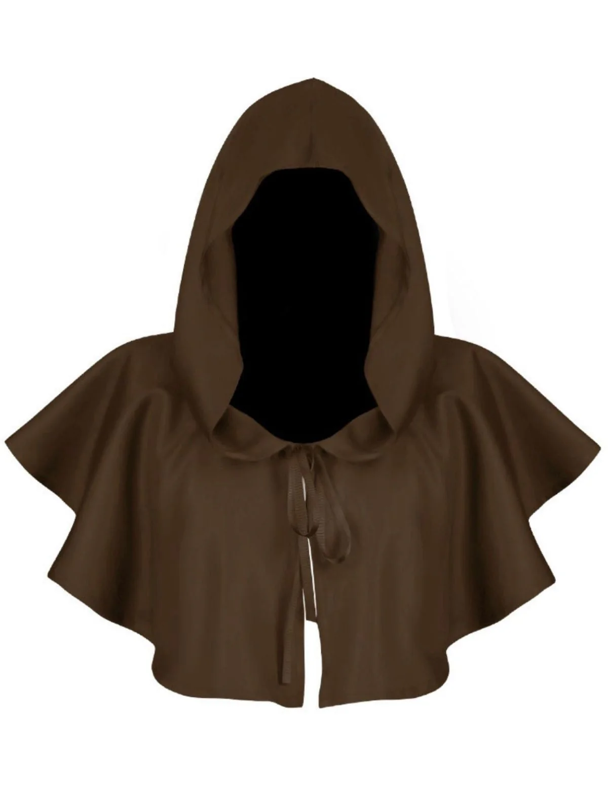 Vintage Solide Halloween Hooded Sensenmann-Umhang - Image 12