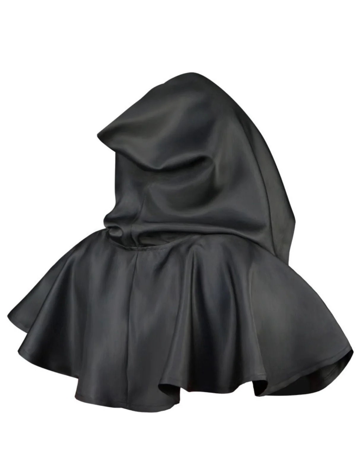 Vintage Solide Halloween Hooded Sensenmann-Umhang - Image 9