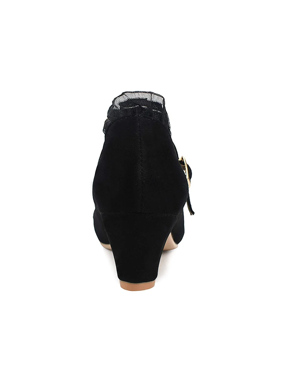 VINTAGE SPITZE BOW HOHE ABSATZ SCHUHE - Image 13