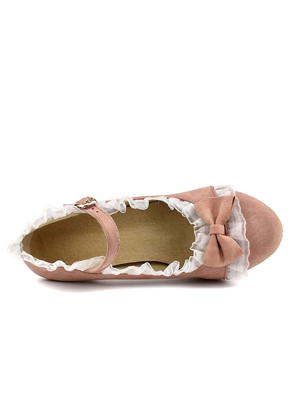 VINTAGE SPITZE BOW HOHE ABSATZ SCHUHE - Image 17