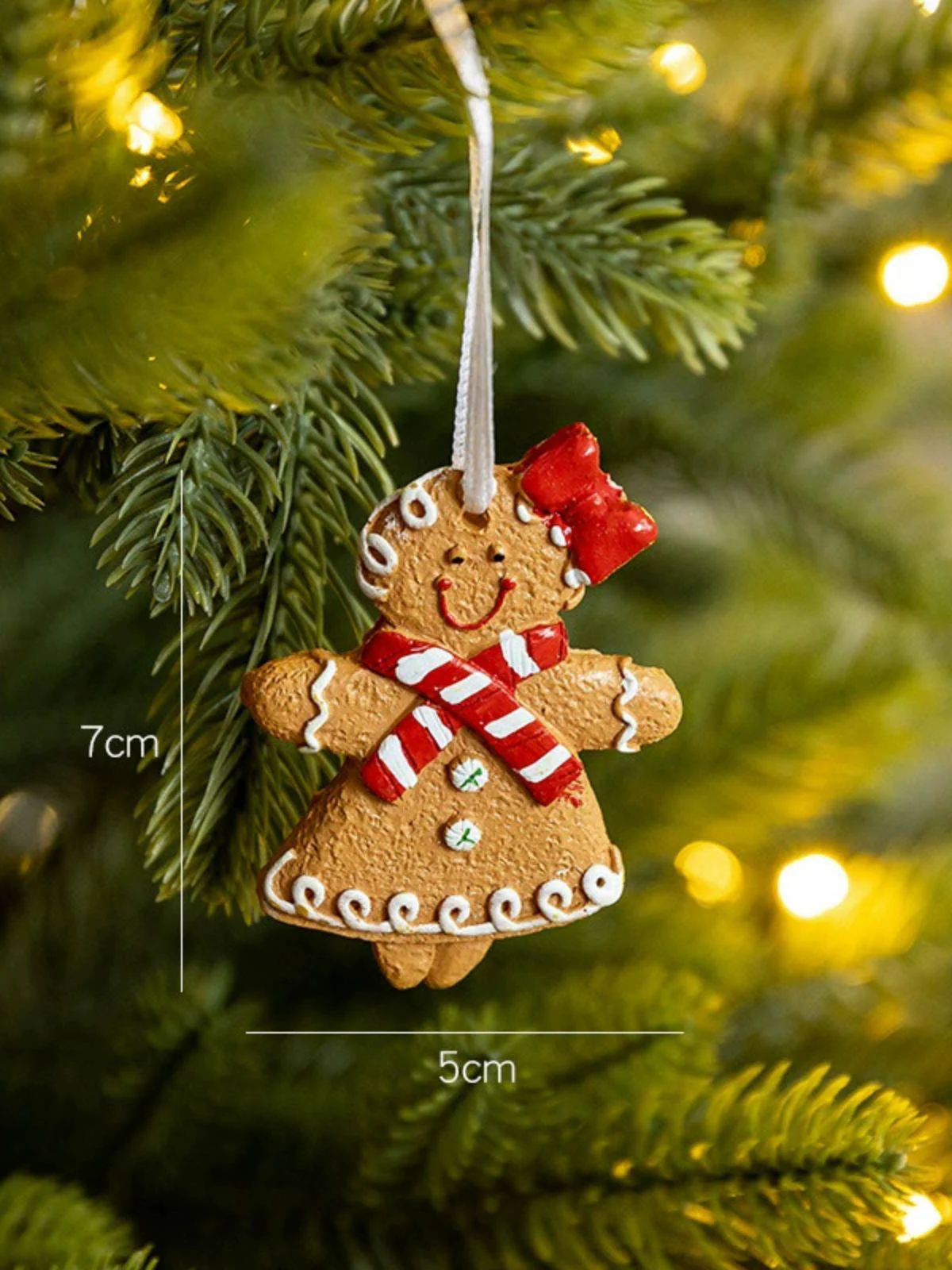 Vintage Weihnachten Lebkuchenmann Ornamente - Image 2