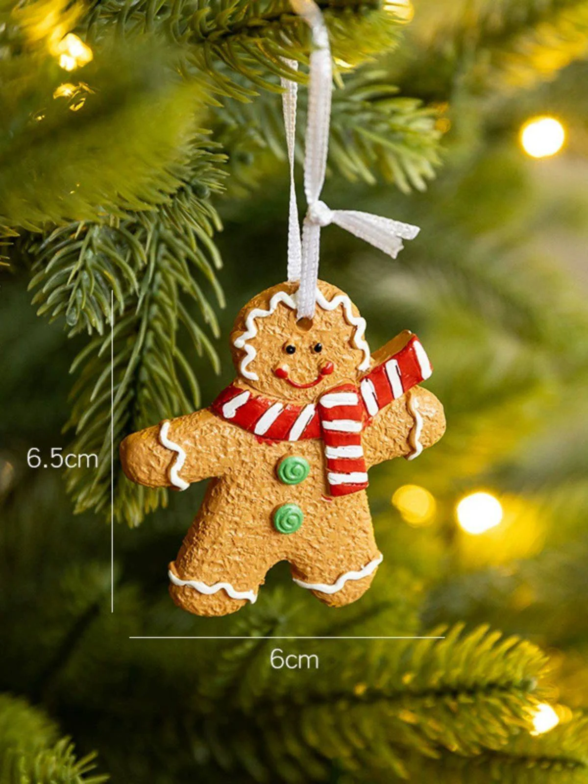 Vintage Weihnachten Lebkuchenmann Ornamente - Image 3