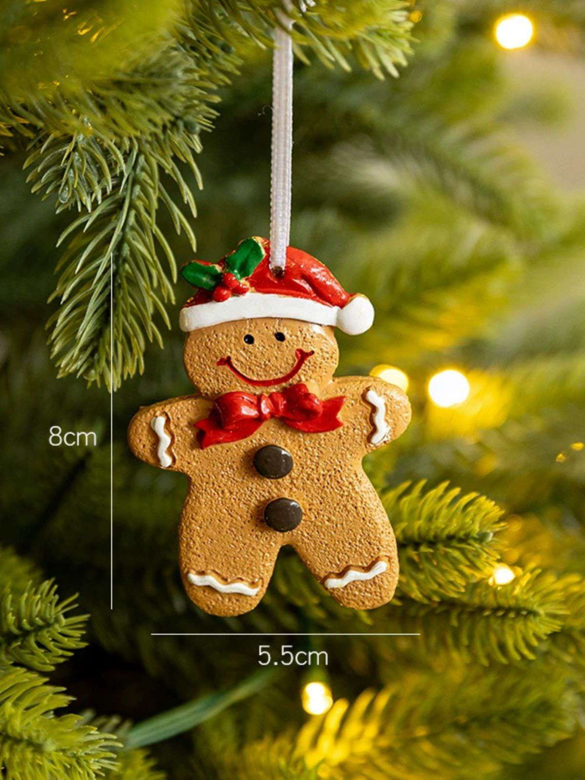 Vintage Weihnachten Lebkuchenmann Ornamente - Image 4