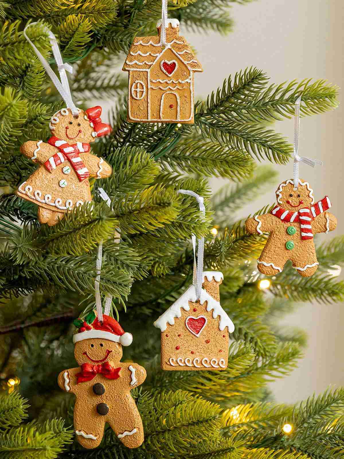 Vintage Weihnachten Lebkuchenmann Ornamente - Image 7