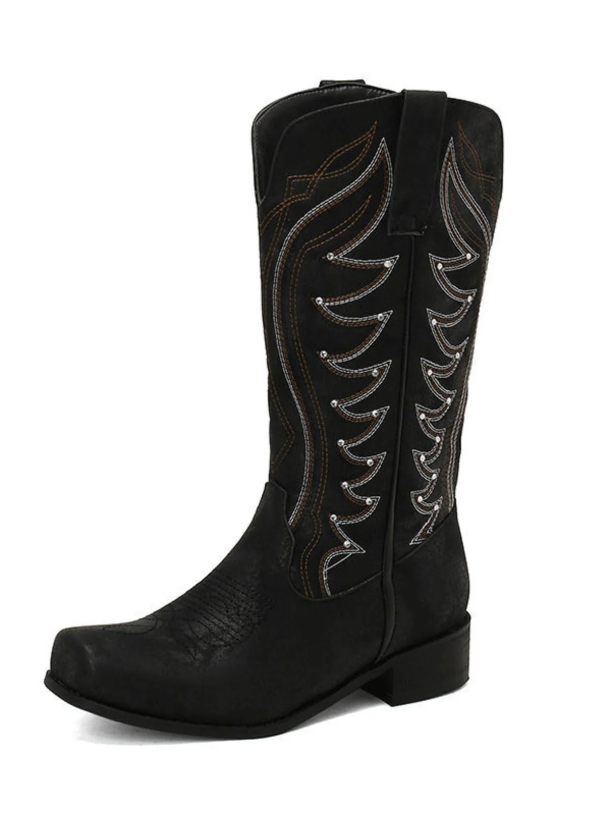 Vintage Western Cowboy Stil Hoch Stiefel - Image 5