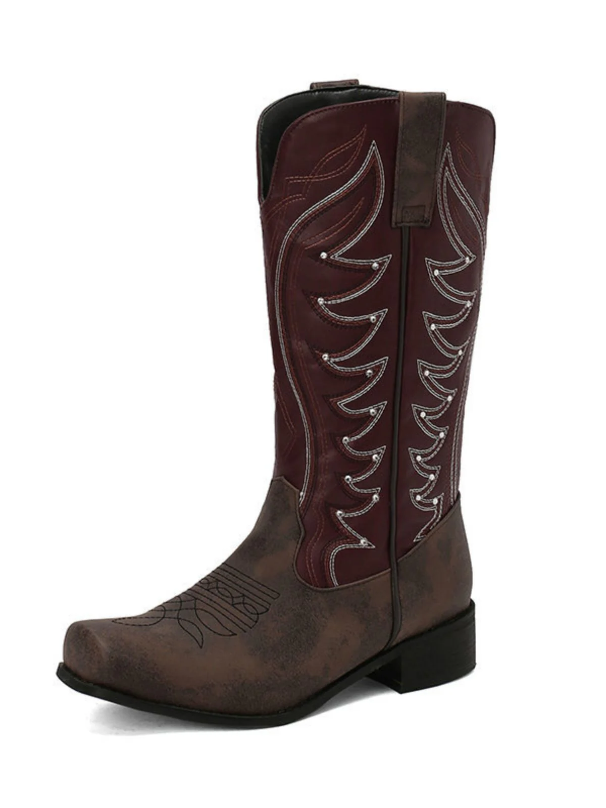 Vintage Western Cowboy Stil Hoch Stiefel - Image 6