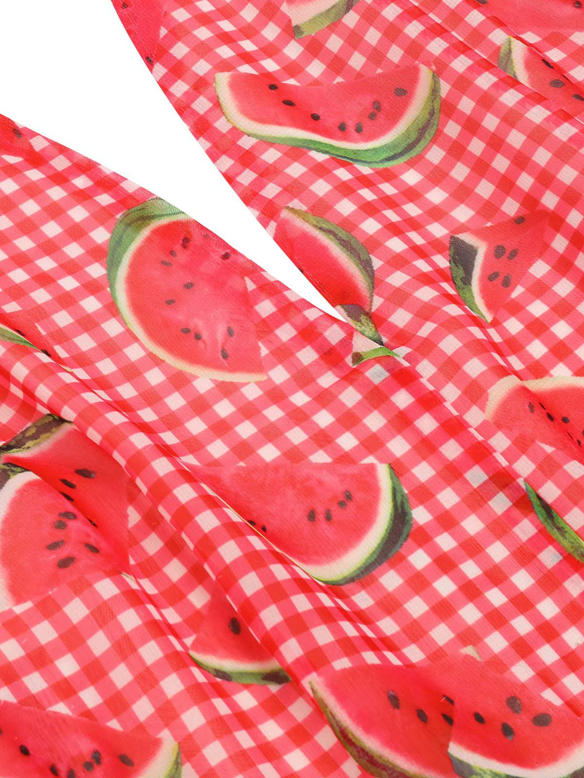 WASSERMELONE ROTER HALFTER PATCHWORK STRAMPLER - Image 5