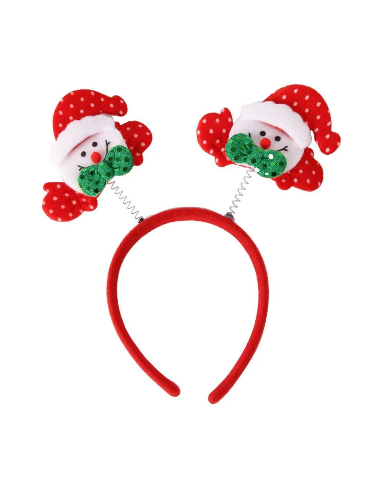Weihnachten Bunte Rentiere Jingle Bells Pailletten Stirnband - Image 7