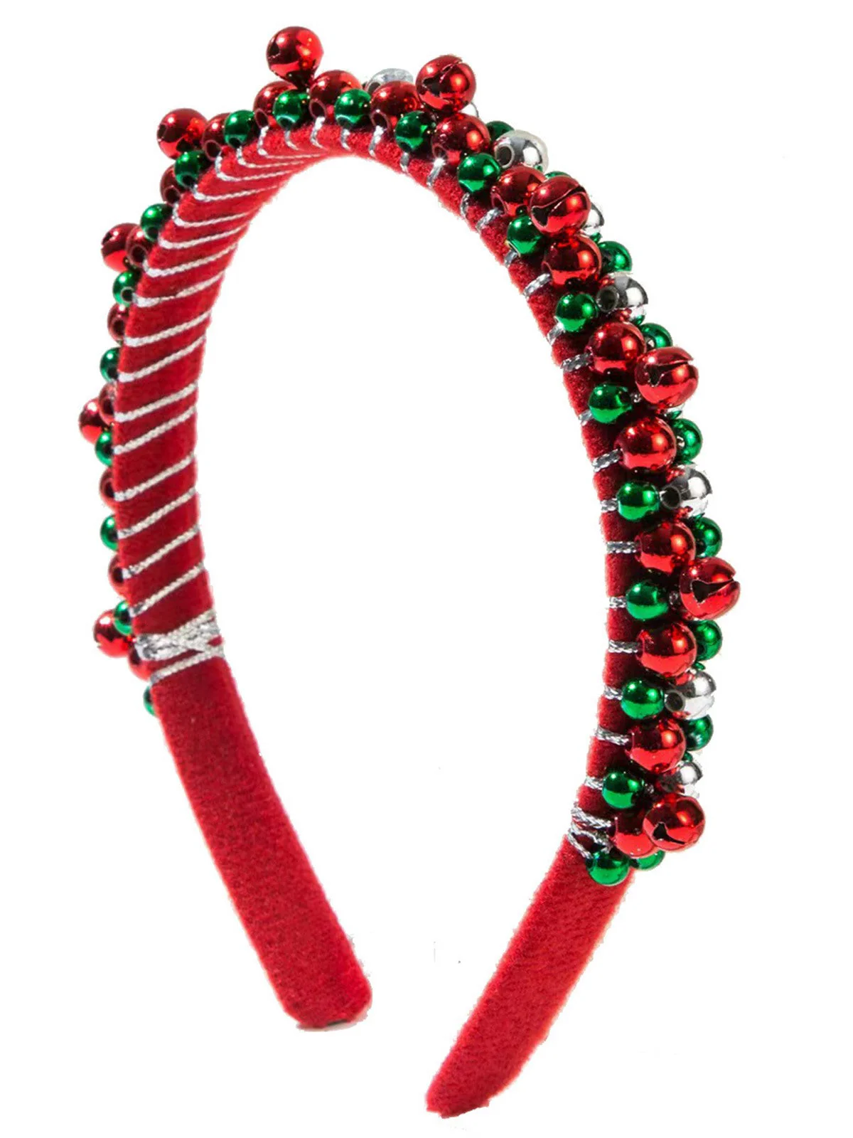 Weihnachten Farbig Glöckchen Perlen Stirnband - Image 2