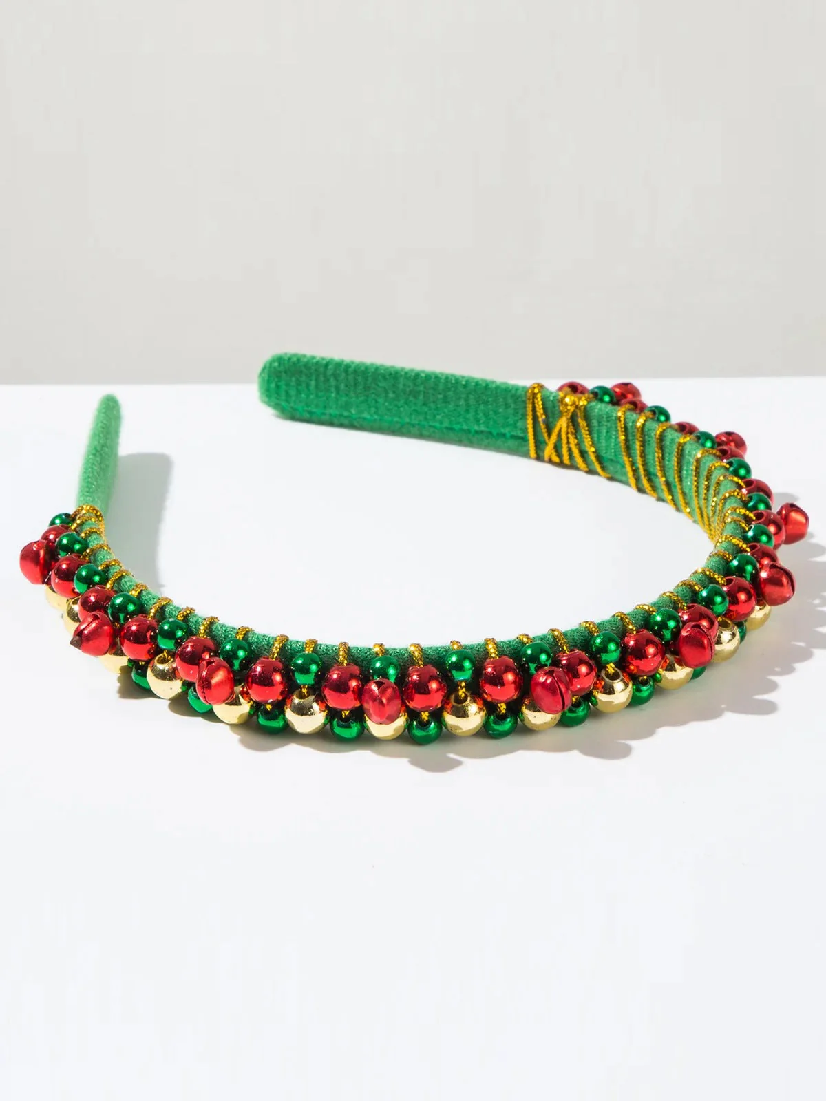 Weihnachten Farbig Glöckchen Perlen Stirnband - Image 7