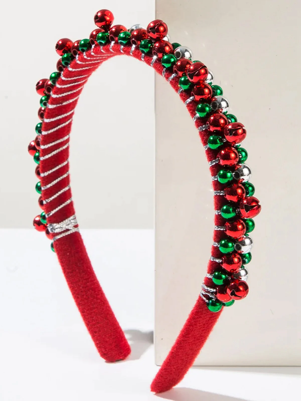 Weihnachten Farbig Glöckchen Perlen Stirnband - Image 9