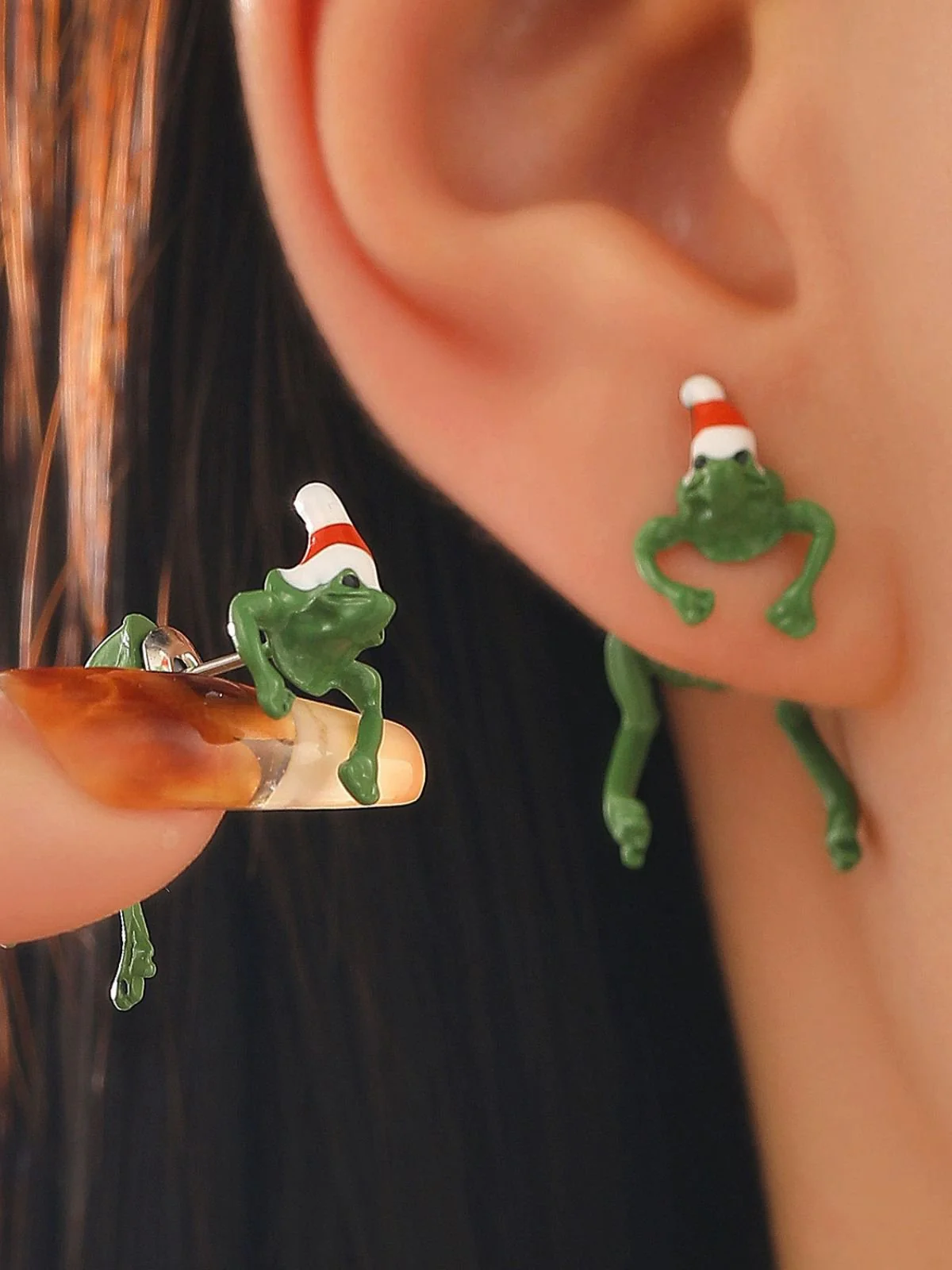Weihnachten Lustiges Tier Ohrringe - Image 3