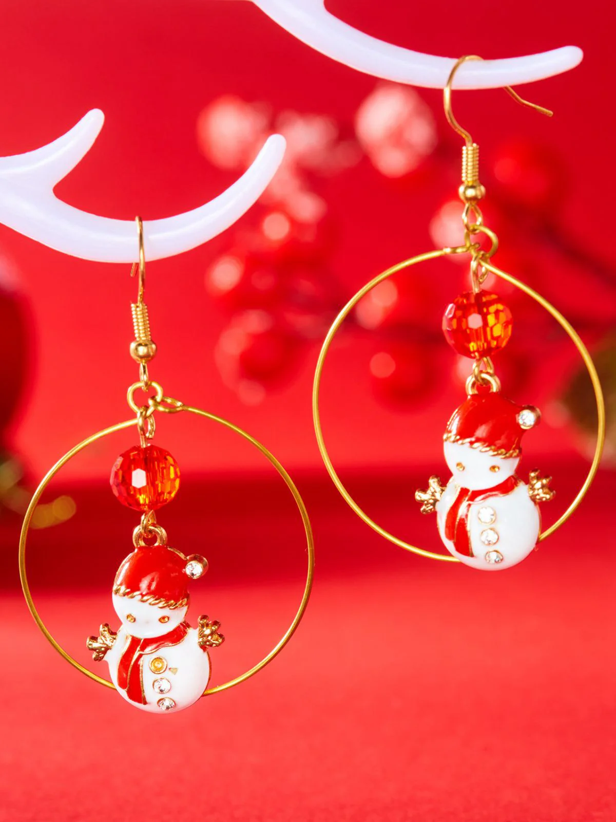 Weihnachtsbaum & Schneemann & Zuckerstange Ohrringe - Image 16