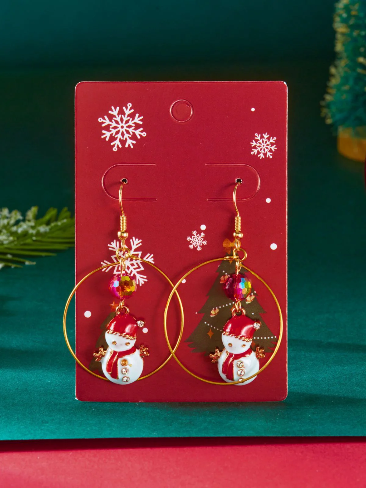 Weihnachtsbaum & Schneemann & Zuckerstange Ohrringe - Image 17