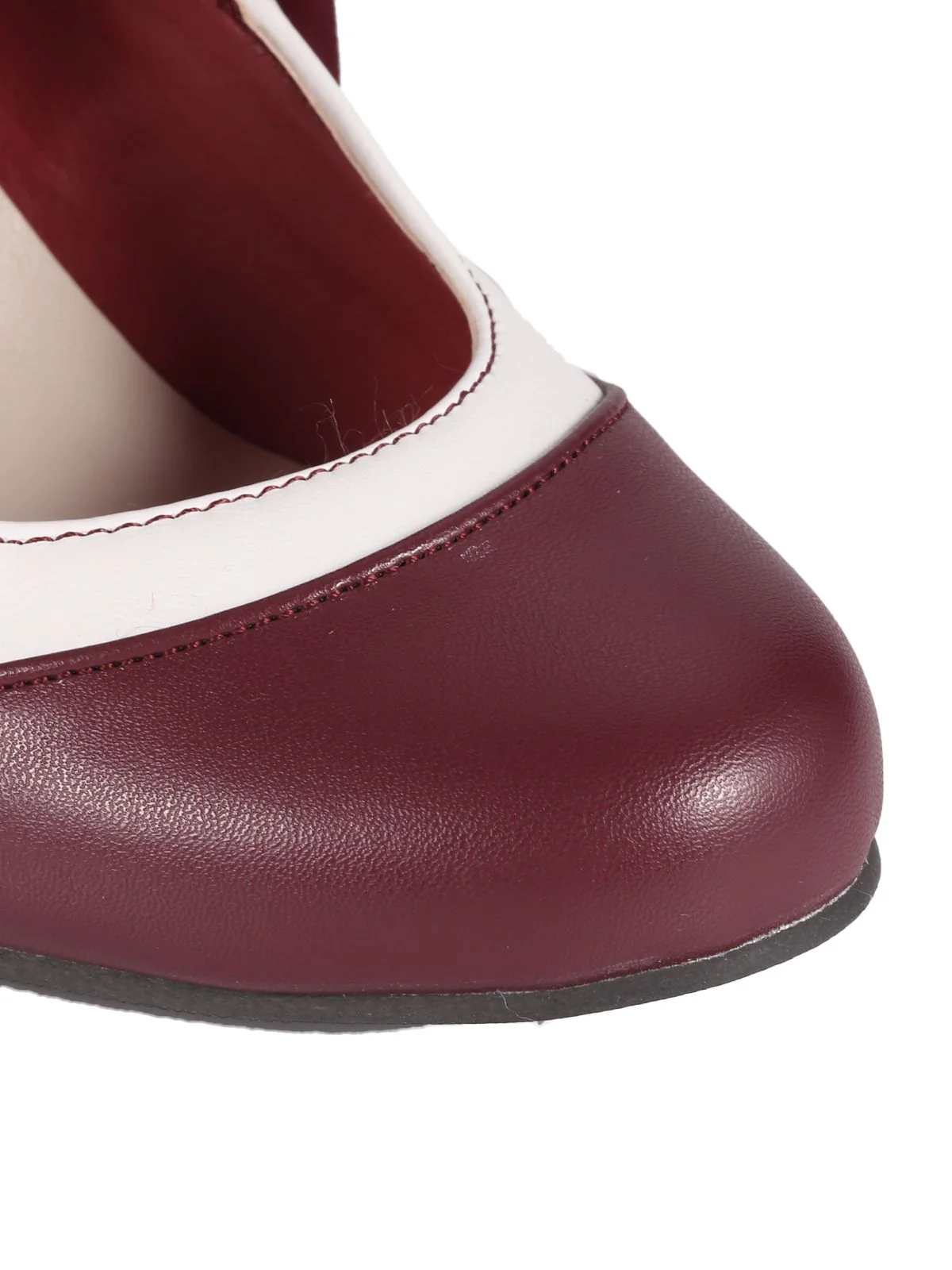 Weinrot Bogen Schnürschuh Stilett Schuhe - Image 6