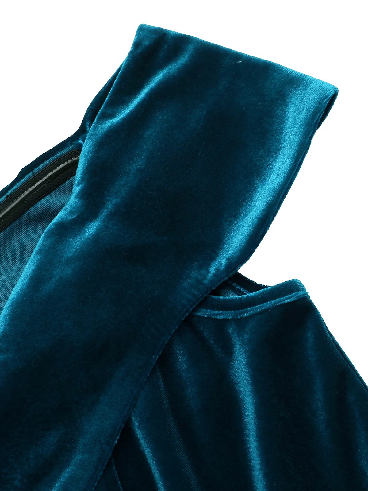 Dunkelgrün VINTAGE SCHULTERFREI PENCIL KLEID - Image 18