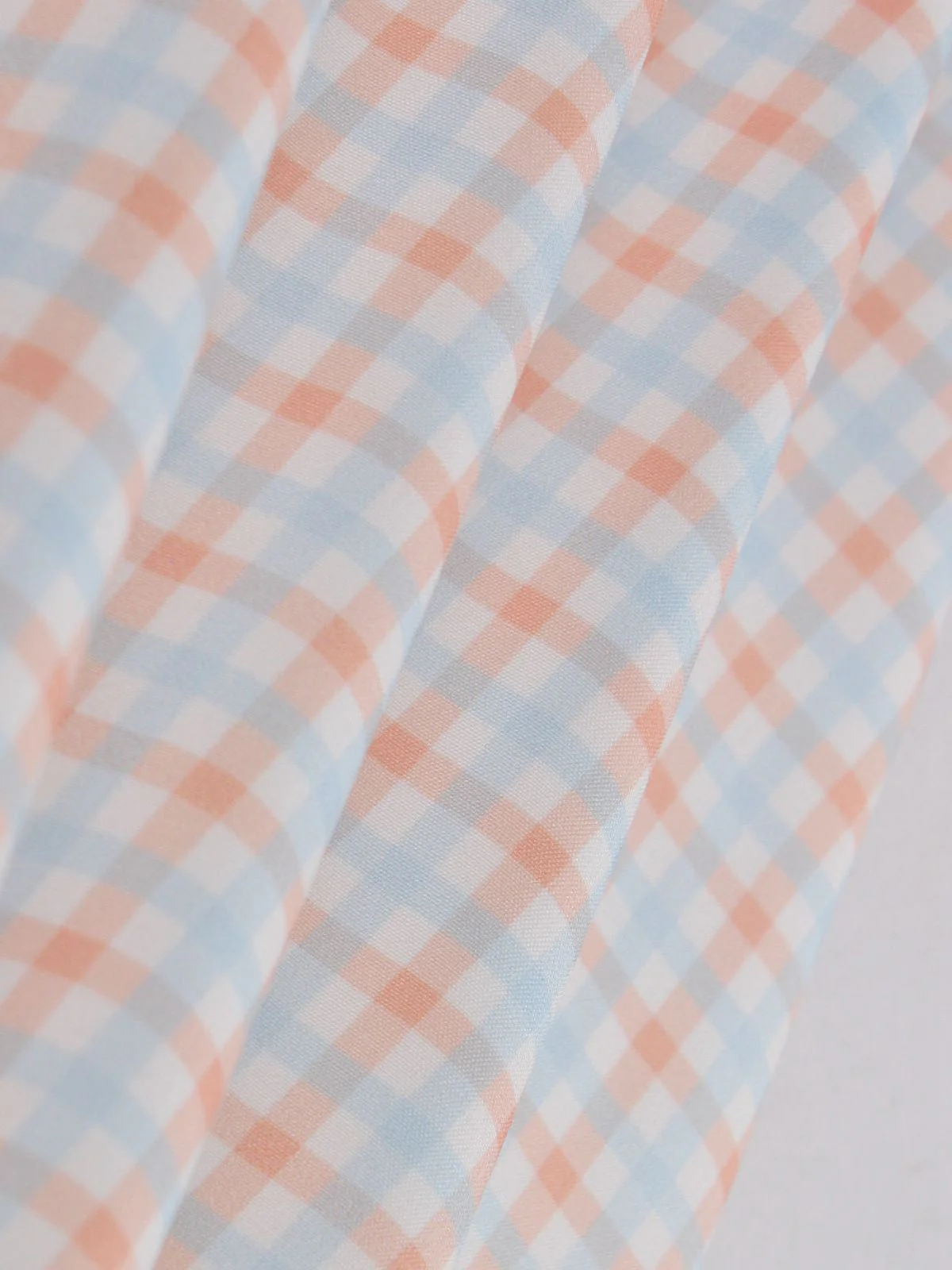 Weiß 1950er Gingham Plaid Spaghetti Träger Kleid - Image 3