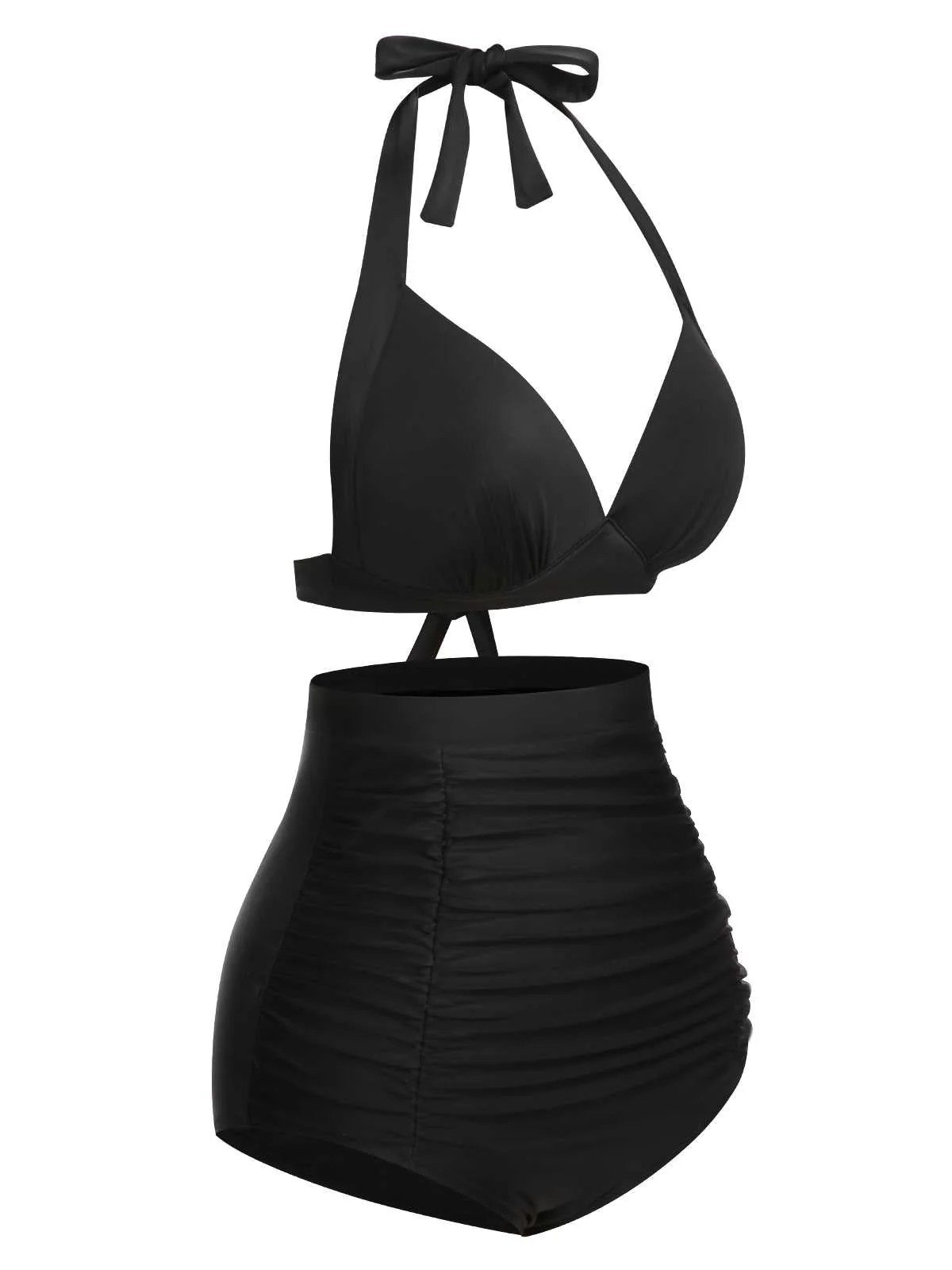 1950er Halter Geschnürter Badeanzug - Image 6