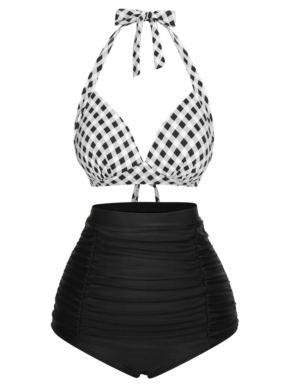 1950er Halter Geschnürter Badeanzug - Image 19