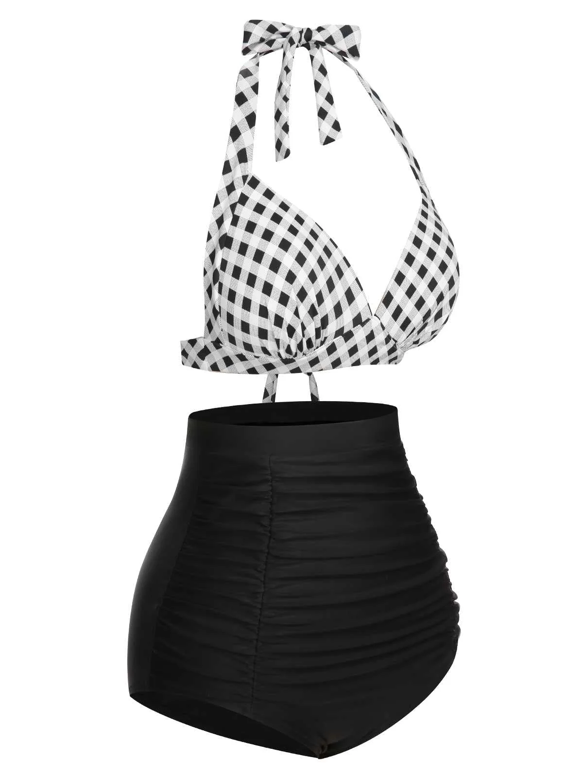 1950er Halter Geschnürter Badeanzug - Image 20