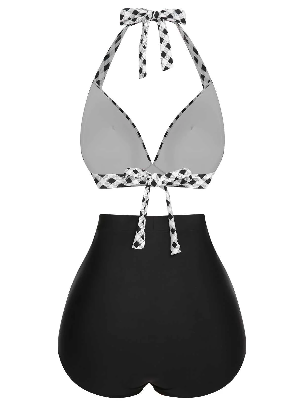 1950er Halter Geschnürter Badeanzug - Image 21