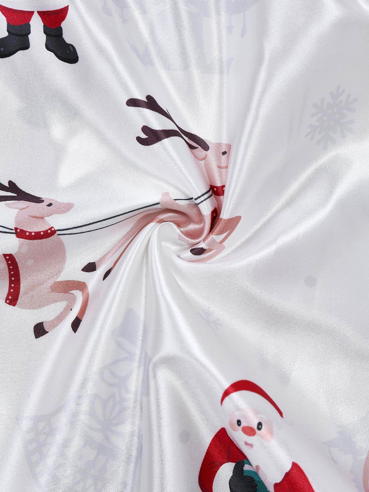 Weiß 1960er Weihnachten Stain Lagen Rückenfrei Träger Kleid - Image 6