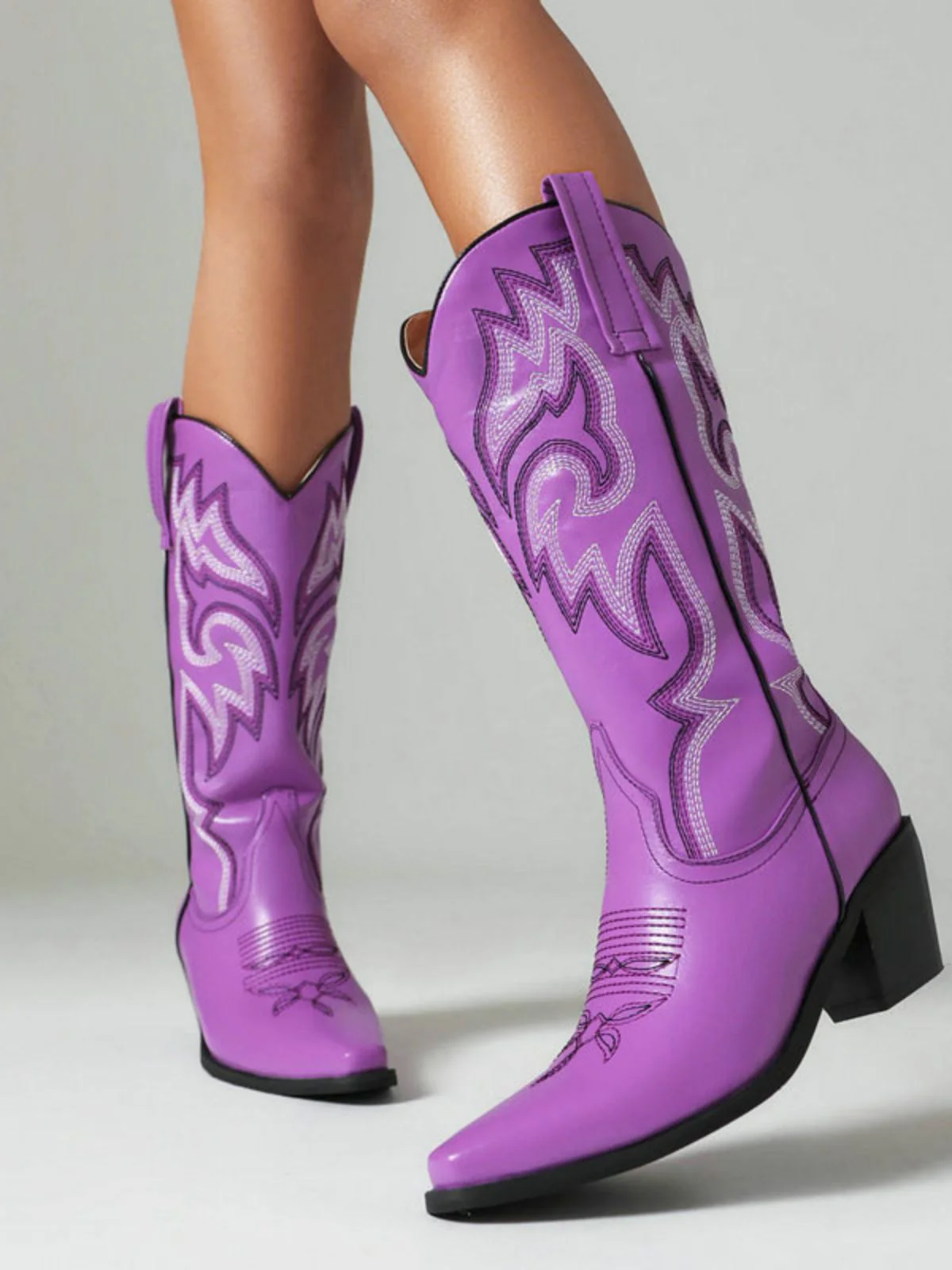 Vintage Stickerei Western Cowboy Stiefel - Image 16