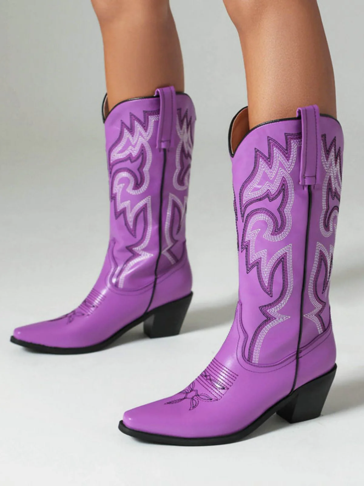 Vintage Stickerei Western Cowboy Stiefel - Image 17