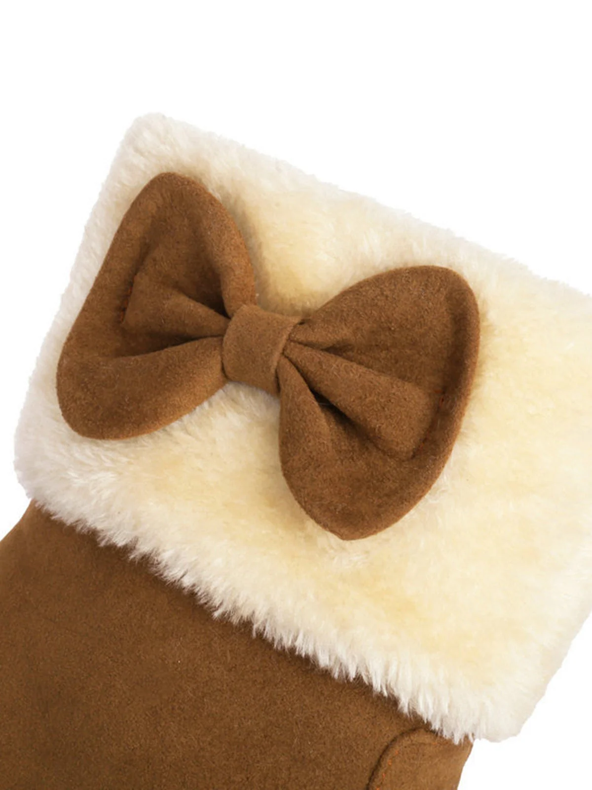 Winter Plüsch Besatz Bogen Rund Zehe Knöchel Stiefel - Image 9